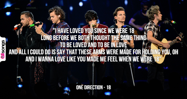 One Direction: le migliori frasi delle canzoni