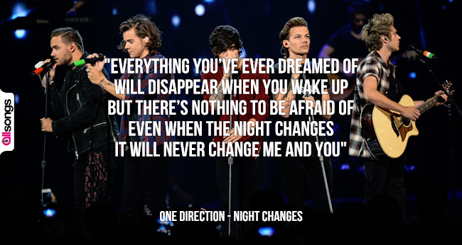 One Direction: le migliori frasi delle canzoni