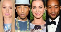 Iggy Azalea, Pharrell Williams, Katy Perry, John Legend