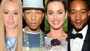 Iggy Azalea, Pharrell Williams, Katy Perry, John Legend