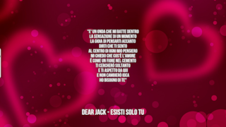 Dear Jack: le migliori frasi delle canzoni