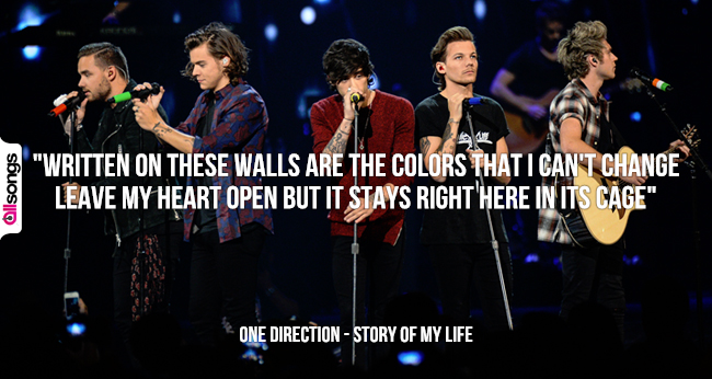 One Direction: le migliori frasi delle canzoni
