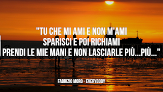 Fabrizio Moro: le migliori frasi dei testi delle canzoni
