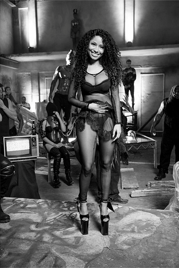 Nicki Minaj nel backstage di Only