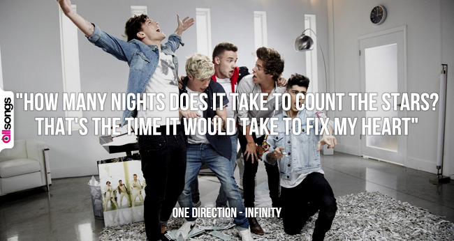 One Direction: le migliori frasi delle canzoni