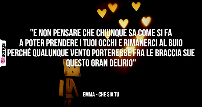 Emma: le migliori frasi delle canzoni