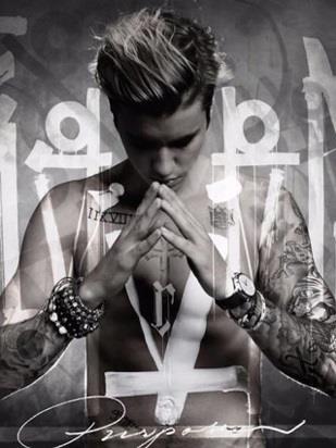 Justin Bieber appare nudo sulla copertina di Purpose, il nuovo album 2015