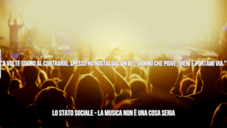 Lo Stato Sociale: le migliori frasi dei testi delle canzoni