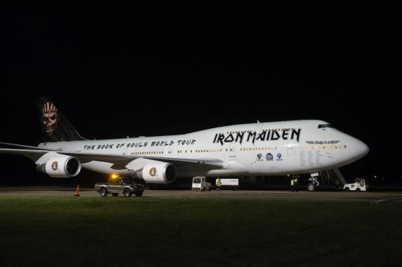 L'aereo degli Iron Maiden in tutto il suo splendore