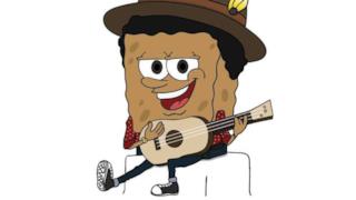 Bruno Mars disegnato come Spongebob