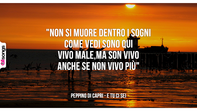 Peppino Di Capri: le migliori frasi dei testi delle canzoni
