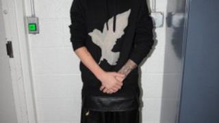 Foto di Justin Bieber in carcere