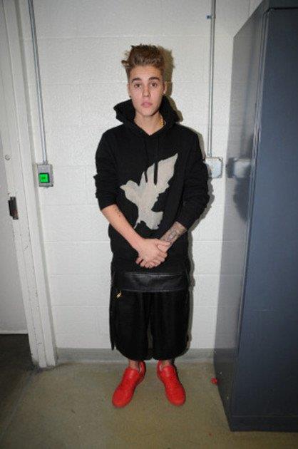 Foto di Justin Bieber in carcere