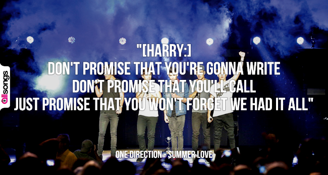 One Direction: le migliori frasi delle canzoni