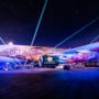 Esterno dell'aereo del Tomorrowland.