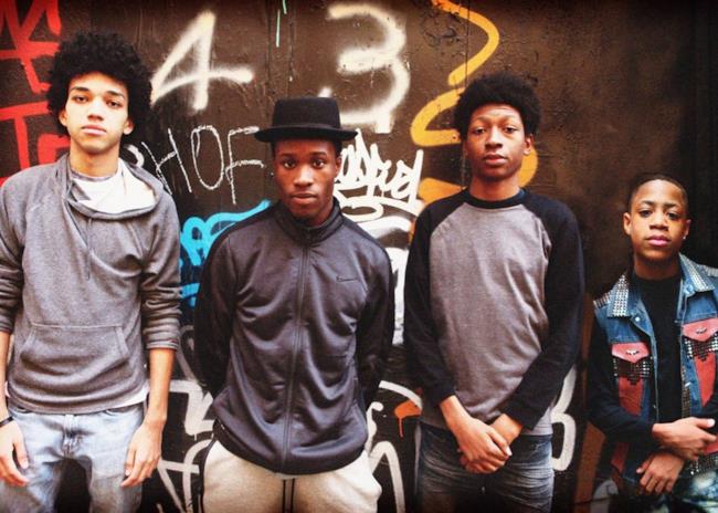 I quattro giovani protagonisti di The Get Down su Netflix