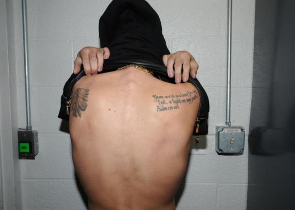 Tatuaggi sulla schiena di Justin Bieber