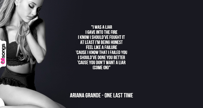 Ariana Grande: le migliori frasi delle canzoni