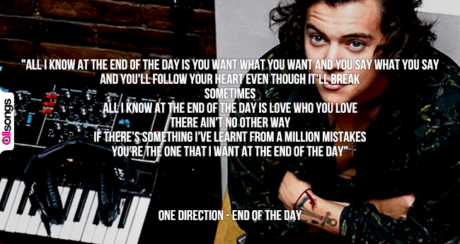 One Direction: le migliori frasi delle canzoni