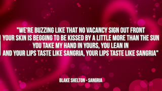 Blake Shelton: le migliori frasi dei testi delle canzoni