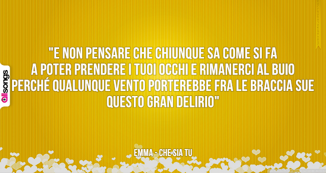 Emma: le migliori frasi delle canzoni