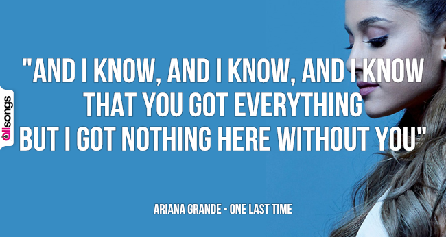 Ariana Grande: le migliori frasi delle canzoni