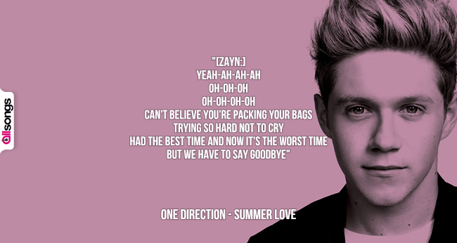 One Direction: le migliori frasi delle canzoni