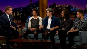 Gli One Direction ospiti da James Corden parlano dell'addio di Zayn