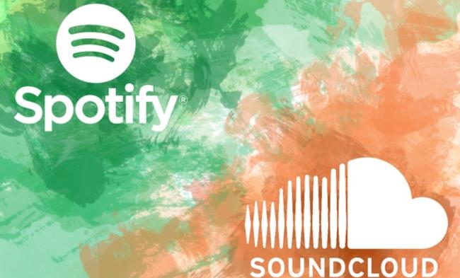Spotify e SoundCloud