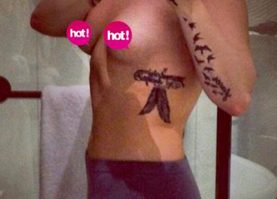 Selfie di Demi Lovato in topless