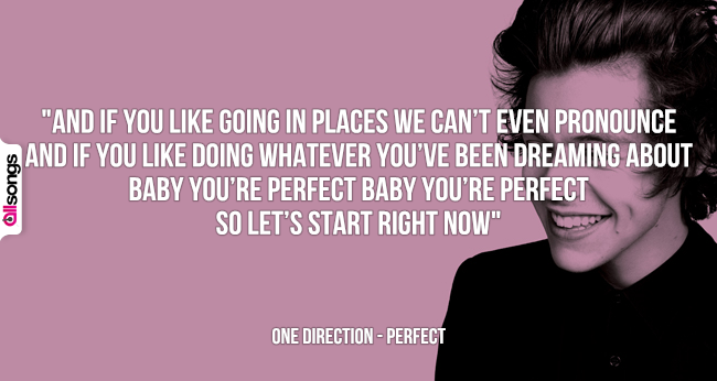 One Direction: le migliori frasi delle canzoni