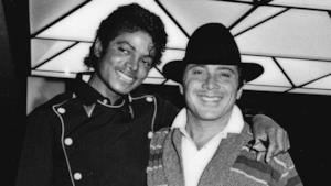 Michael Jackson con Paul Anka negli anni 80