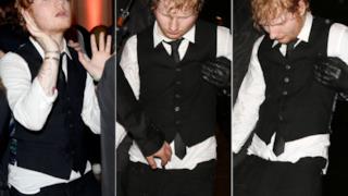Ed Sheeran completamente ubriaco