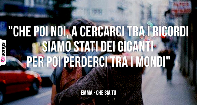 Emma: le migliori frasi delle canzoni