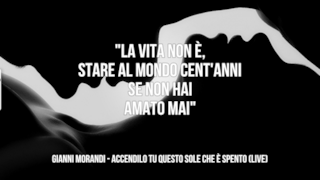 Gianni Morandi: le migliori frasi dei testi delle canzoni