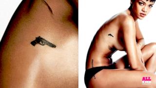 Rihanna il tatuaggio dedicato a Chris Brown