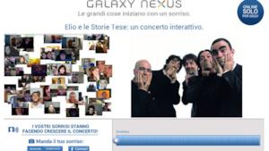 Galaxy Nexus, Elio e le Storie Tese suonano "a sorrisi"