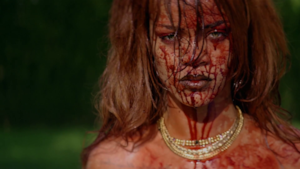 Rihanna "killer" nel video Bitch Better Have My Money