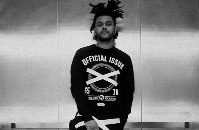 The Weeknd bianco e nero