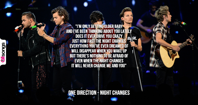 One Direction: le migliori frasi delle canzoni