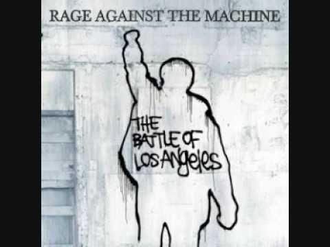 La copertina di un album dei Rage against the machine