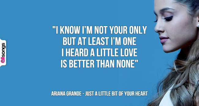 Ariana Grande: le migliori frasi delle canzoni