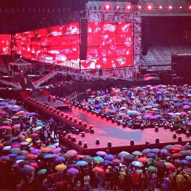 La freccia sul palco di san siro