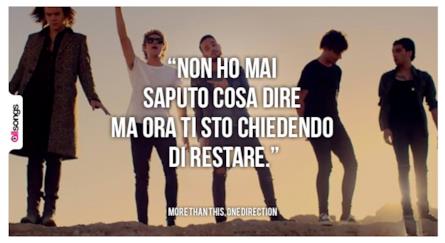 Frasi Canzoni 1d