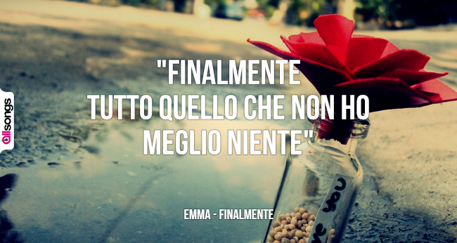 Emma: le migliori frasi delle canzoni