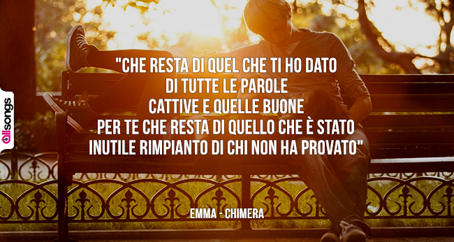 Emma: le migliori frasi delle canzoni