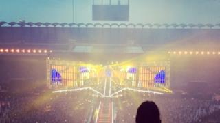 La nebbia prima del concerto a San Siro dei One Direction