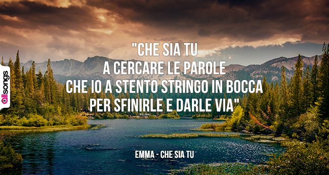Emma: le migliori frasi delle canzoni