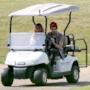 Zayn Malik e Perrie Edwards su un golf cart