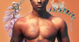 Tupac Shakur in armonia con le grafiche di Skin (l'album di Flume)